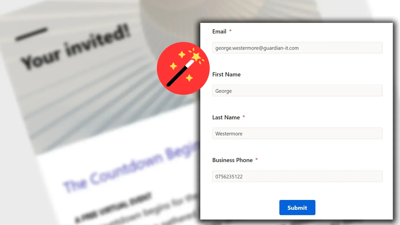 Simplify Event Registration in Customer Insights with Form Prefill