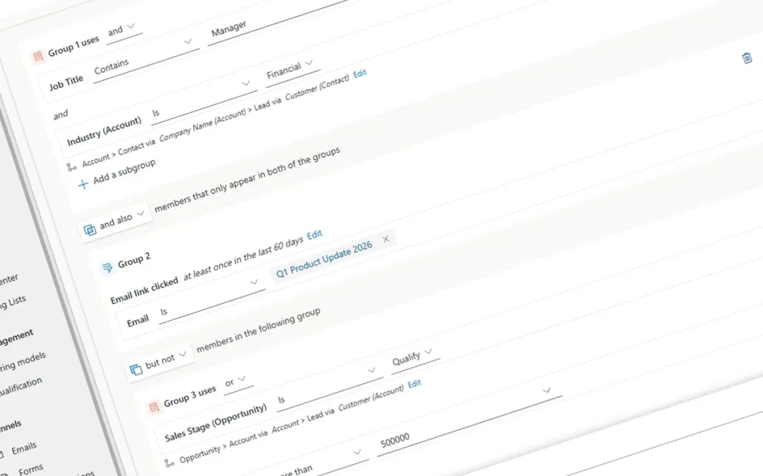 Using Segments in Dynamics 365 Customer Insights